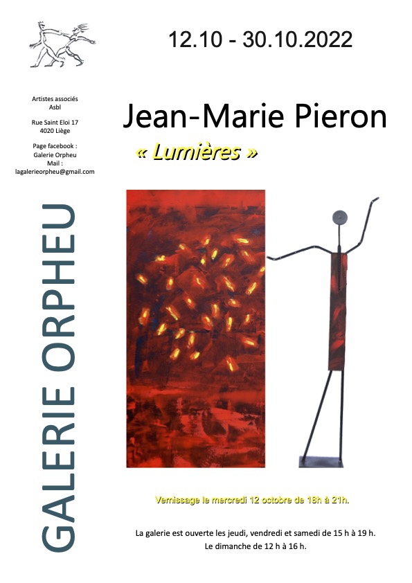 Affiche Jean Marie Pieron 2022 jaune entoure